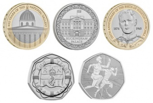 Королевский монетный двор Великобритании представил годовой набор памятных монет