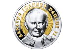 Монету «Святой Иоанн Павел II» отличает высокий рельеф