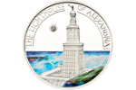 Александрийский маяк изображен на монете Палау