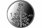 В Латвии выпущены рождественские монеты