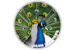 «Величественный синий павлин» - полное название новой монеты