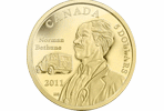 Канадский врач Норман Бетьюн на золотой монете