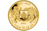 Золотая монета посвящена Войне 1812 года (10 долларов)