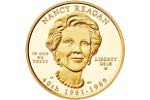 Нэнси Рейган показана на монете США