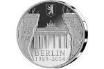 Бранденбургские ворота украсили серебряную монету 