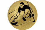 Монета «Керлинг» с 1 июля 2010 года пополнит серию «Зимние виды спорта»