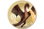 Монета с драконом Смаугом доступна коллекционерам 