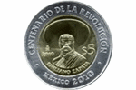 «Герои революции» на мексиканских монетах