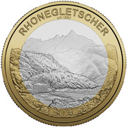 Ронский ледник изобразили на 10 швейцарских франках