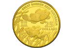 Монета «Большой Барьерный риф» изготовлена из золота