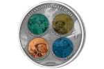 Лайка, Гагарин, Терешкова и Армстронг – вместе на «космической монете»