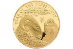 «Год Овцы» - золотые и серебряные монеты от Royal Mint