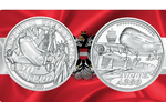 Австрия представила монету об истории воздухоплавания