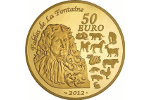 Серия монет с портретом Жана де Лафонтена: 10, 50 и 200 евро