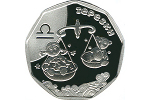 В серии «Детский зодиак» выпущена монета «Весы»