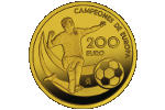 Испания продемонстрировала «чемпионские монеты» <br> (10 и 200 евро)