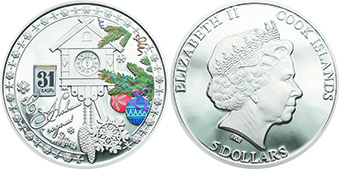 ТОП-10 новогодних и рождественских монет по версии журнала «Золотой червонец»