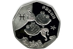 Монета «Рыбки» обновила серию «Детский зодиак»