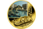 В серии «SOS. Венеция - начало или конец?» стали чеканить монеты из золота