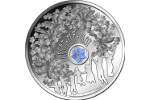 «Незабудка» - первая в мире монета с высушенным цветком