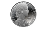 В Греции выпустили монету с лицом девушки из эпохи мезолита