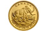На канадских монетах показан шерстистый мамонт 
