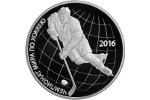 В России выпустили монету «Чемпионат мира по хоккею 2016 г.»