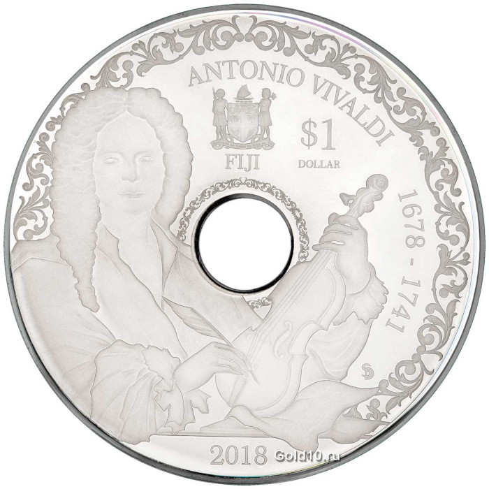 Монета «CD-монета - Антонио Вивальди» (фото - agaunews.com)