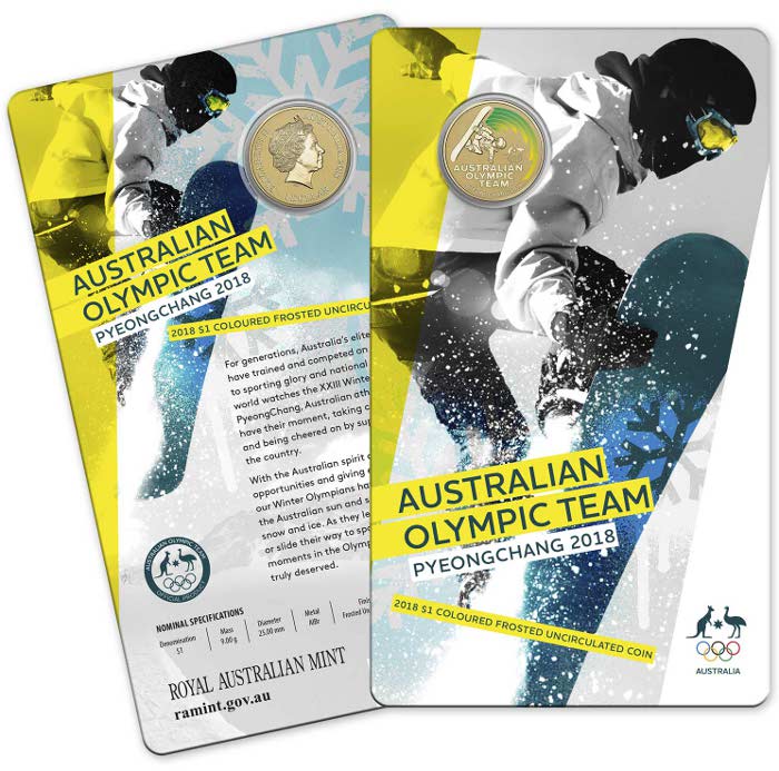 Монета «Австралийская олимпийская команда» (1 доллар)
