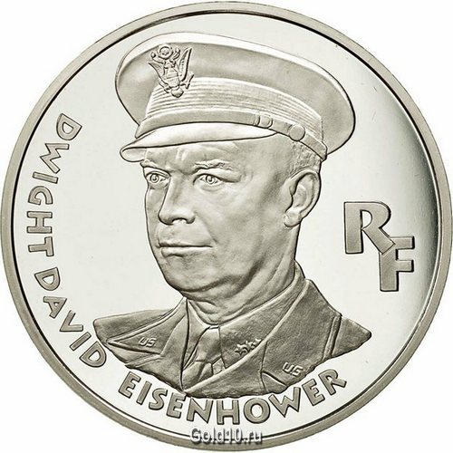 Генерал Эйзенхауэр на монете