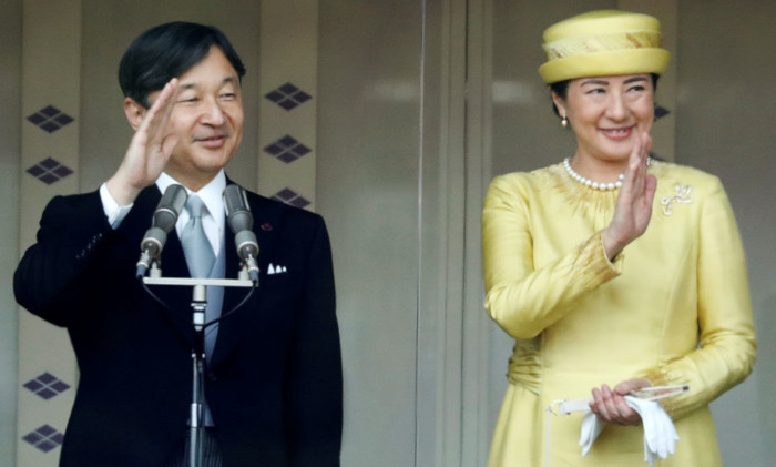Император Японии Нарухито со своей супругой Масако 
