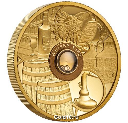 Монета с виски 1862 г.