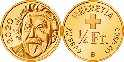 II место «Самая маленькая золотая монета», Федеральный монетный двор Швейцарии