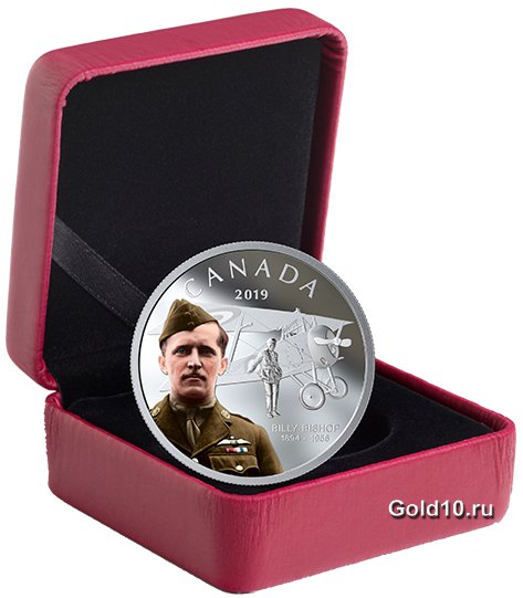 Монета «Билли Бишоп» (фото - www.mint.ca)