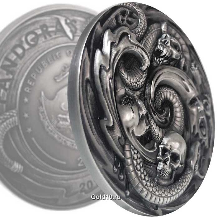 Монета «Ящик Пандоры» (фото - agaunews.com)