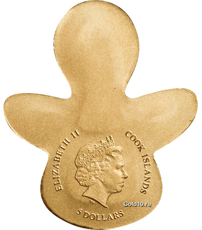 Монета «Золотая соска-пустышка» 
