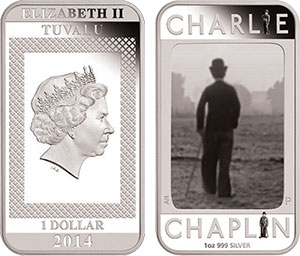 «Чарли Чаплин – 100 лет со смехом», Монетный двор г. Перт, Австралия