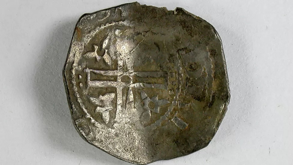 Монета, найденная в утерянном кошельке, времен короля Стефана