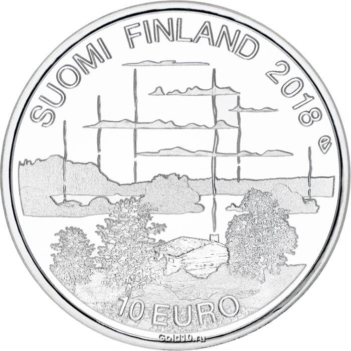 Монета «Культура финской сауны»
