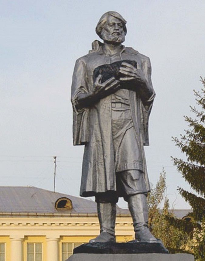 Памятник первооткрывателю Кузнецкого угля Михайле Волкову