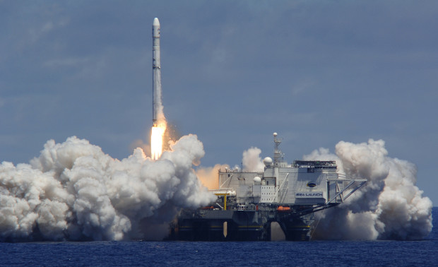Запуск ракеты-носителя Зенит-3SL (фото - nplus1.ru)