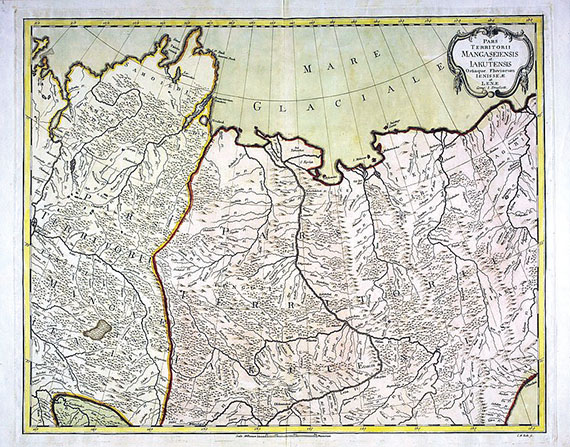 Русский Север на карте 1760 года