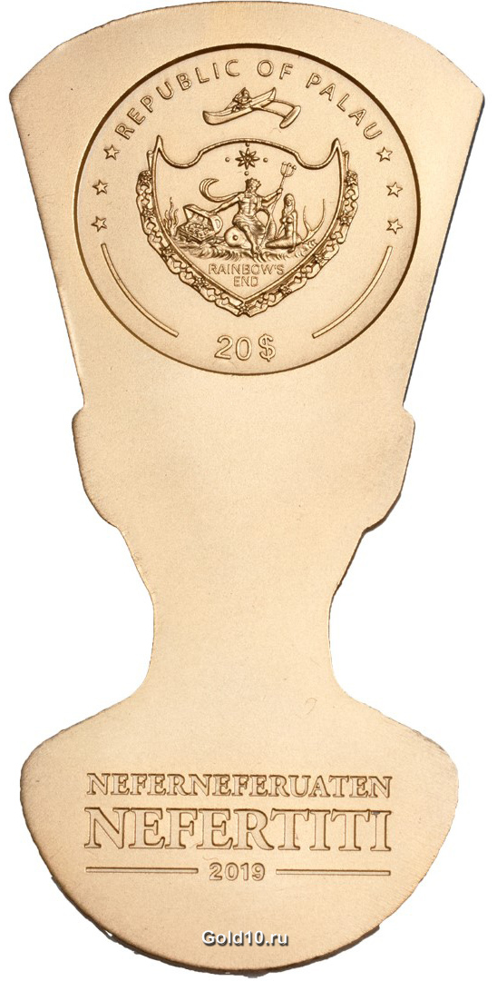 Монета «Бюст Нефертити»  (фото - wholesale.numiscollect.eu)