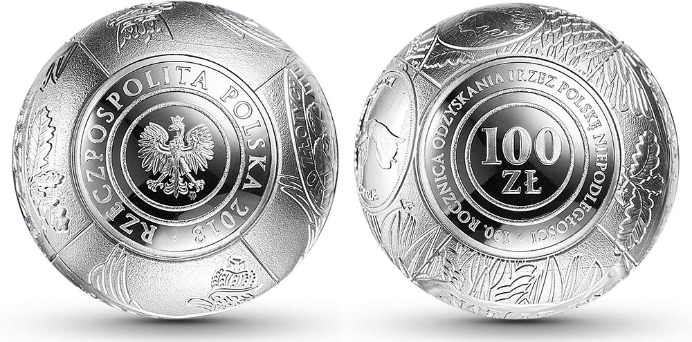 100-летие независимости Польши, серебро