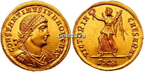 Виктория на монете времен Константина II (фото - ru.wikipedia.org)