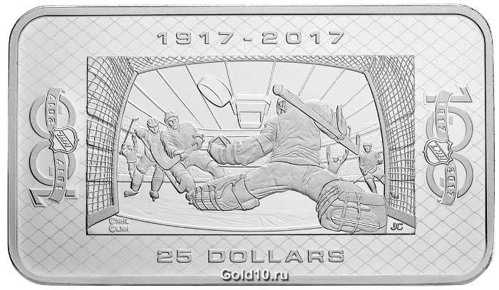 Монета «100 лет НХЛ»