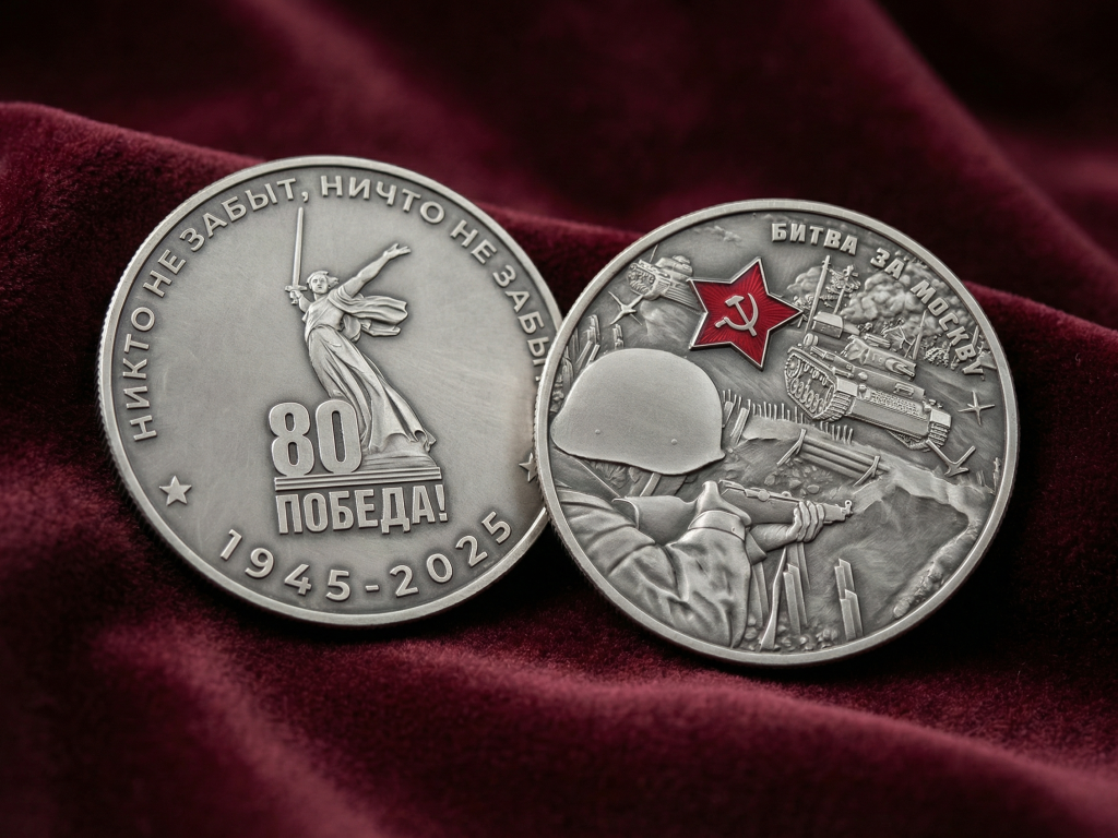Медаль Волго-Вятского монетного двора «Битва за Москву» Медаль Волго-Вятского монетного двора «Битва за Москву»