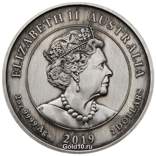 Монета «200-летие со дня рождения королевы Виктории» (фото - perthmint.com)