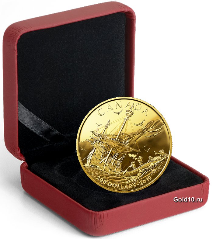 Монета «Прибытие европейцев» (фото - www.mint.ca)
