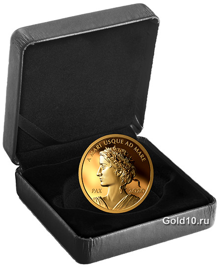 Золотая монета «Мирный доллар» (фото - mint.ca)